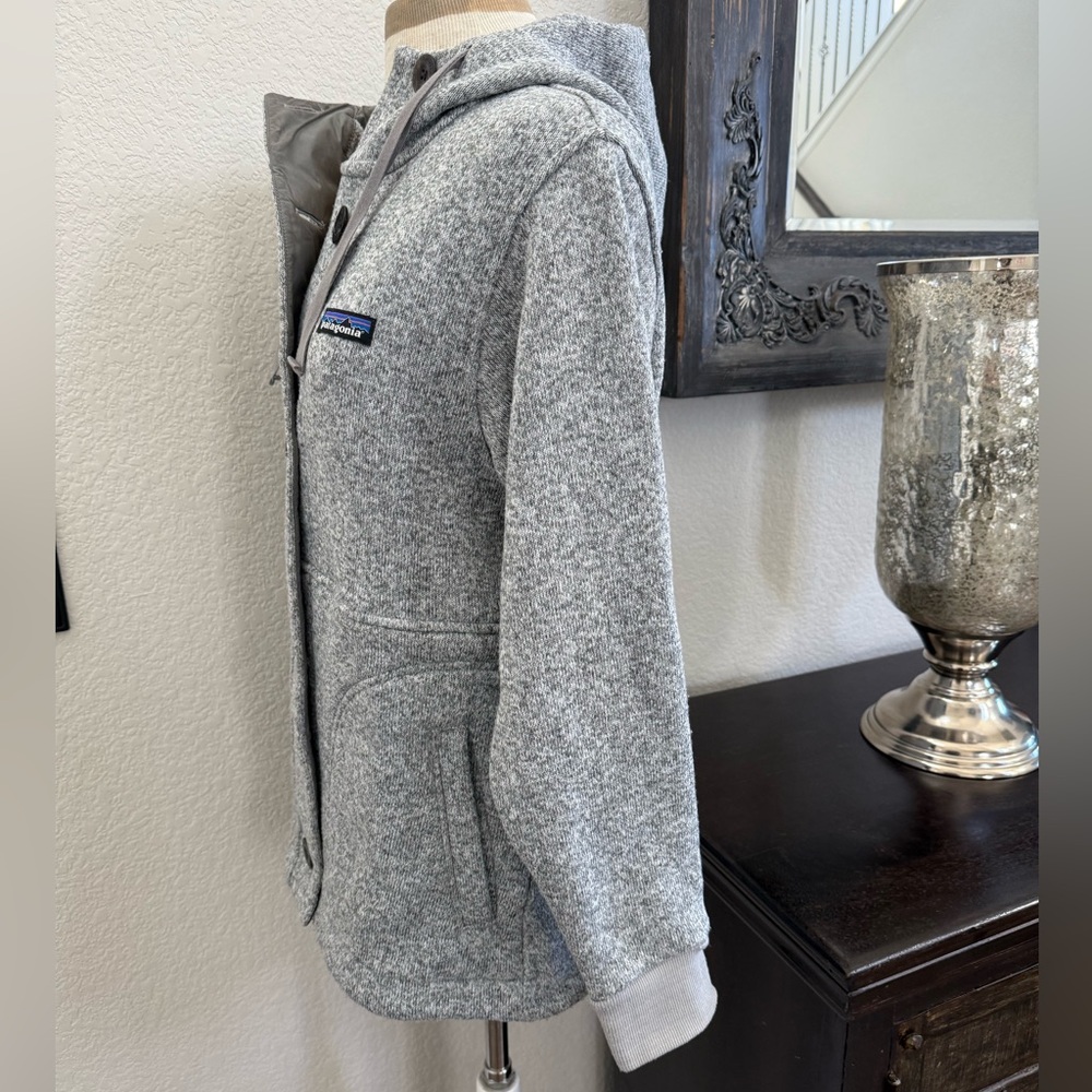 PATAGONIA Better Sweater Heathered Grey Jacket S - Picture 3 of 5